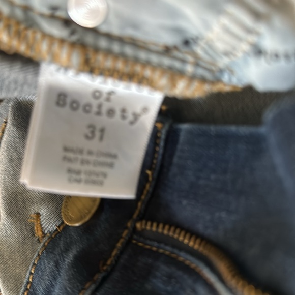 Articles of society raw hem ripped jeans size 31 - Picture 3 of 5